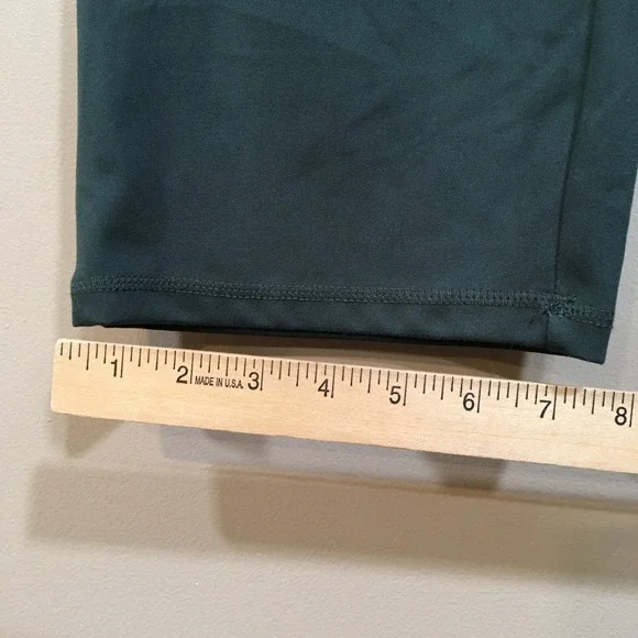 Jockey Wide Leg Pocket Yoga Pants Womens XL Dark Green Athleisure Gym Lounge - Picture 6 of 13